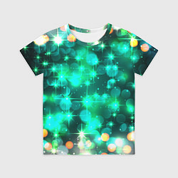 Футболка детская Космический принт и звездное сияние вселенной, цвет: 3D-принт