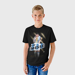Футболка детская Лео Месси чемпион Мира, цвет: 3D-принт — фото 2