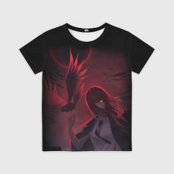 Футболка детская Макима и вороны, цвет: 3D-принт