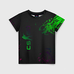Футболка детская CS GO Splashes, цвет: 3D-принт