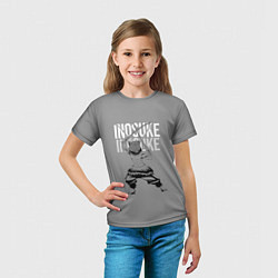 Футболка детская Клинок рассекающий демонов Иноске, цвет: 3D-принт — фото 2