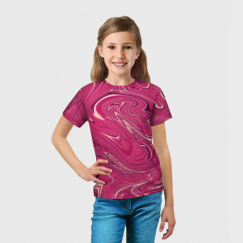 Детская футболка Яркая волна / 3D-принт – фото 5