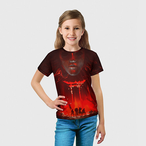Детская футболка Призрак Цусимы / 3D-принт – фото 5