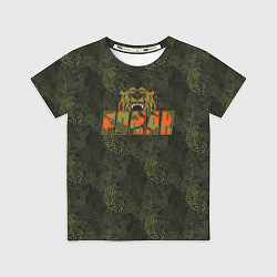 Футболка детская Роман камуфляж, цвет: 3D-принт