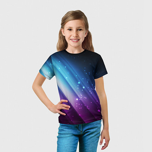 Детская футболка Бесконечность цвета / 3D-принт – фото 5