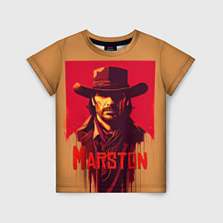 Футболка детская John Marston poster, цвет: 3D-принт