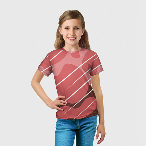 Детская футболка Абстрактные фигуры / 3D-принт – фото 5