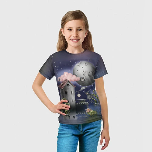 Детская футболка Ночная сказка / 3D-принт – фото 5
