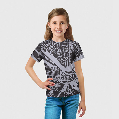 Детская футболка Графическая фантазия абстракт / 3D-принт – фото 5
