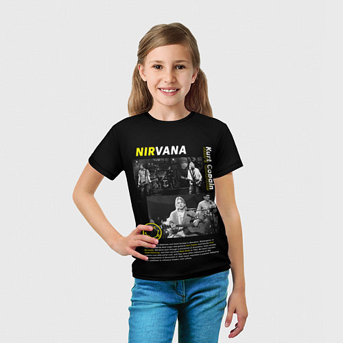 Детская футболка Nirvana bio / 3D-принт – фото 5
