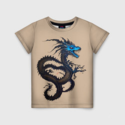 Футболка детская Irezumi - японский дракон, цвет: 3D-принт
