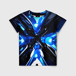 Футболка детская Digital abstract fractal, цвет: 3D-принт