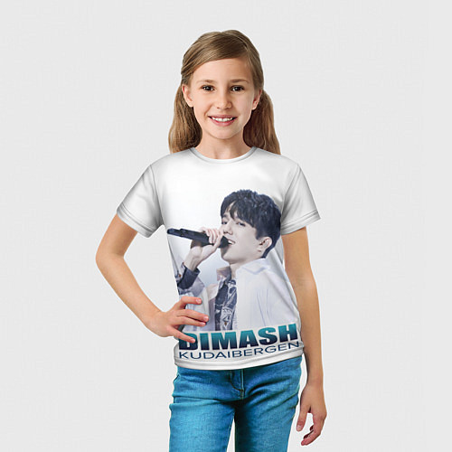 Детская футболка Dimash & Dears / 3D-принт – фото 5