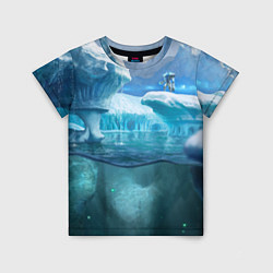 Футболка детская Subnautica - КРАБ на леднике, цвет: 3D-принт