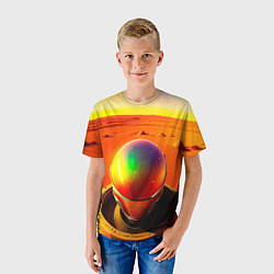 Футболка детская Фото на марсе-арт, цвет: 3D-принт — фото 2