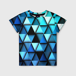 Футболка детская Blue triangle, цвет: 3D-принт