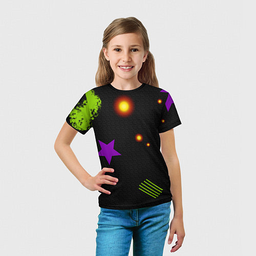 Детская футболка Cosmic view / 3D-принт – фото 5