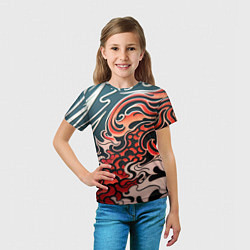 Футболка детская Ирезуми-арт, цвет: 3D-принт — фото 2