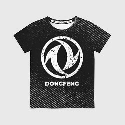 Футболка детская Dongfeng с потертостями на темном фоне, цвет: 3D-принт