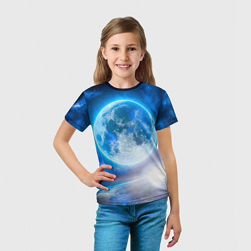 Детская футболка Планета сияет / 3D-принт – фото 5