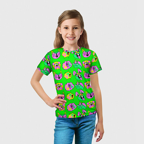 Детская футболка Funny animals / 3D-принт – фото 5