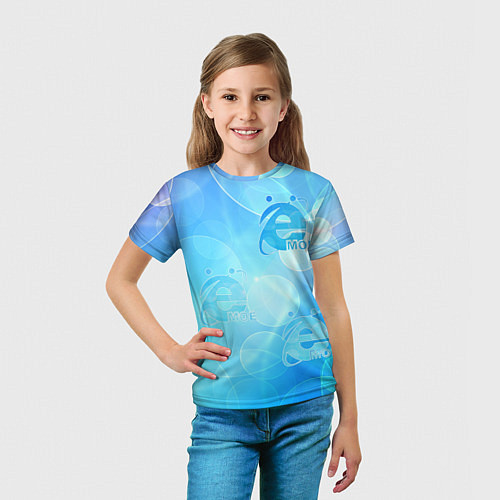 Детская футболка Ё-Моё интернет эксплорер / 3D-принт – фото 5