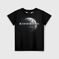 Футболка детская Rimworld planet, цвет: 3D-принт