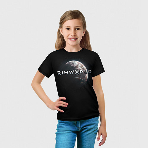 Детская футболка Rimworld planet / 3D-принт – фото 5