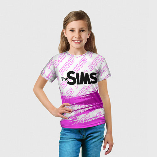 Детская футболка The Sims pro gaming: символ сверху / 3D-принт – фото 5