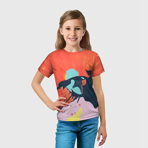 Детская футболка Множество красок живопись / 3D-принт – фото 5