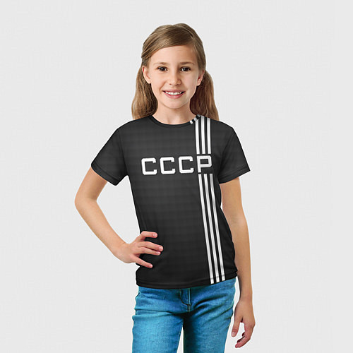 Детская футболка СССР карбон / 3D-принт – фото 5