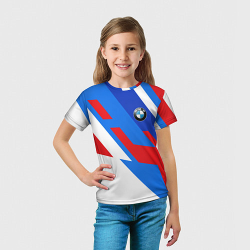 Детская футболка BMW m colors / 3D-принт – фото 5