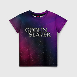 Футболка детская Goblin Slayer gradient space, цвет: 3D-принт