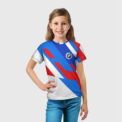 Детская футболка Bmw - perfomance colors / 3D-принт – фото 5
