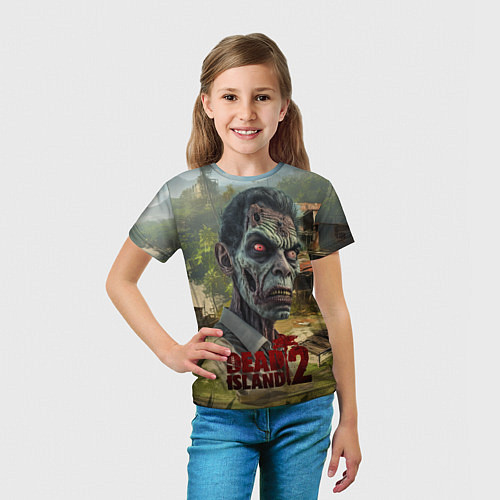 Детская футболка Zombie dead island 2 / 3D-принт – фото 5