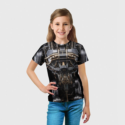 Детская футболка Робот туловище / 3D-принт – фото 5