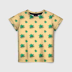 Детская футболка Зеленый коронавирус