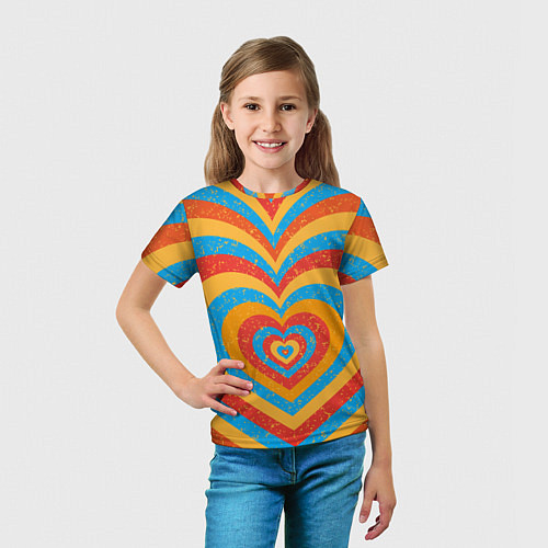 Детская футболка Sunny heart / 3D-принт – фото 5