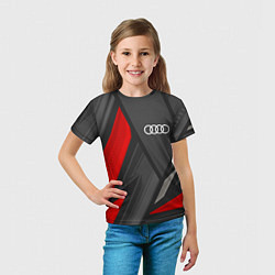 Футболка детская Audi sports racing, цвет: 3D-принт — фото 2