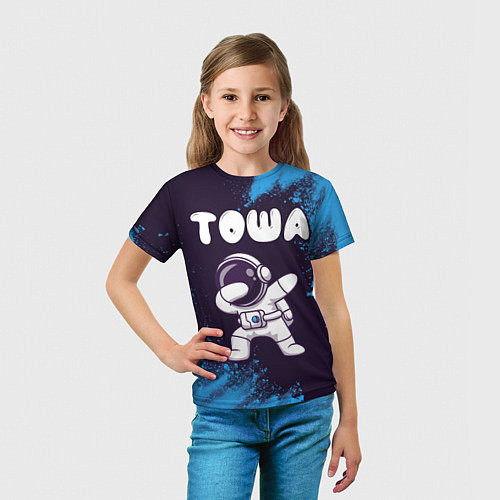 Детская футболка Тоша космонавт даб / 3D-принт – фото 5