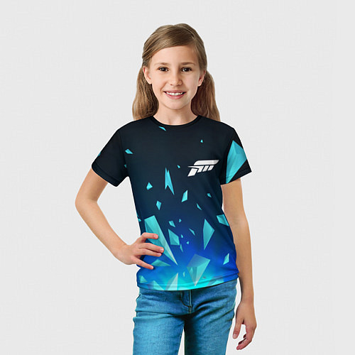 Детская футболка Forza Horizon взрыв частиц / 3D-принт – фото 5