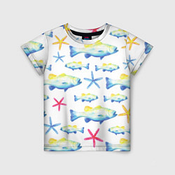 Детская футболка Fish family