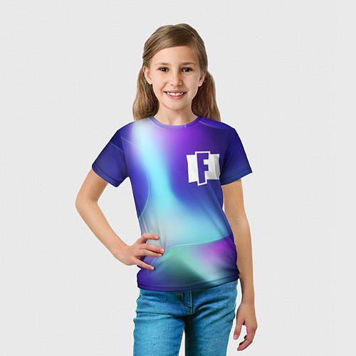 Детская футболка Fortnite northern cold / 3D-принт – фото 5
