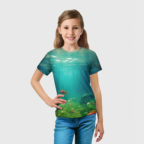 Детская футболка Подводный мир / 3D-принт – фото 5