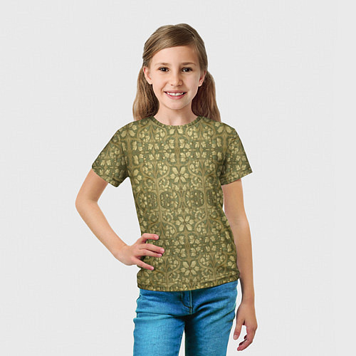 Детская футболка Золотой виноградник / 3D-принт – фото 5