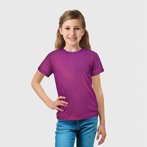 Детская футболка Фантазия в пурпурном / 3D-принт – фото 5