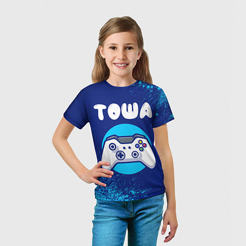 Детская футболка Тоша геймер / 3D-принт – фото 5