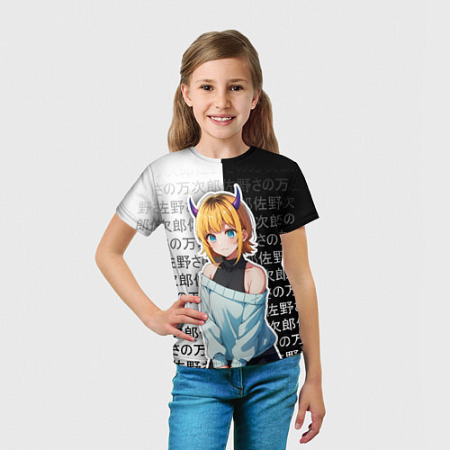 Детская футболка Мем-тё - Звездное дитя / 3D-принт – фото 5