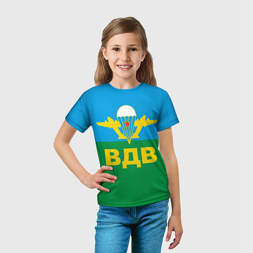 Детская футболка ВДВ - символика / 3D-принт – фото 5