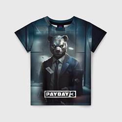 Футболка детская Payday 3 bear, цвет: 3D-принт